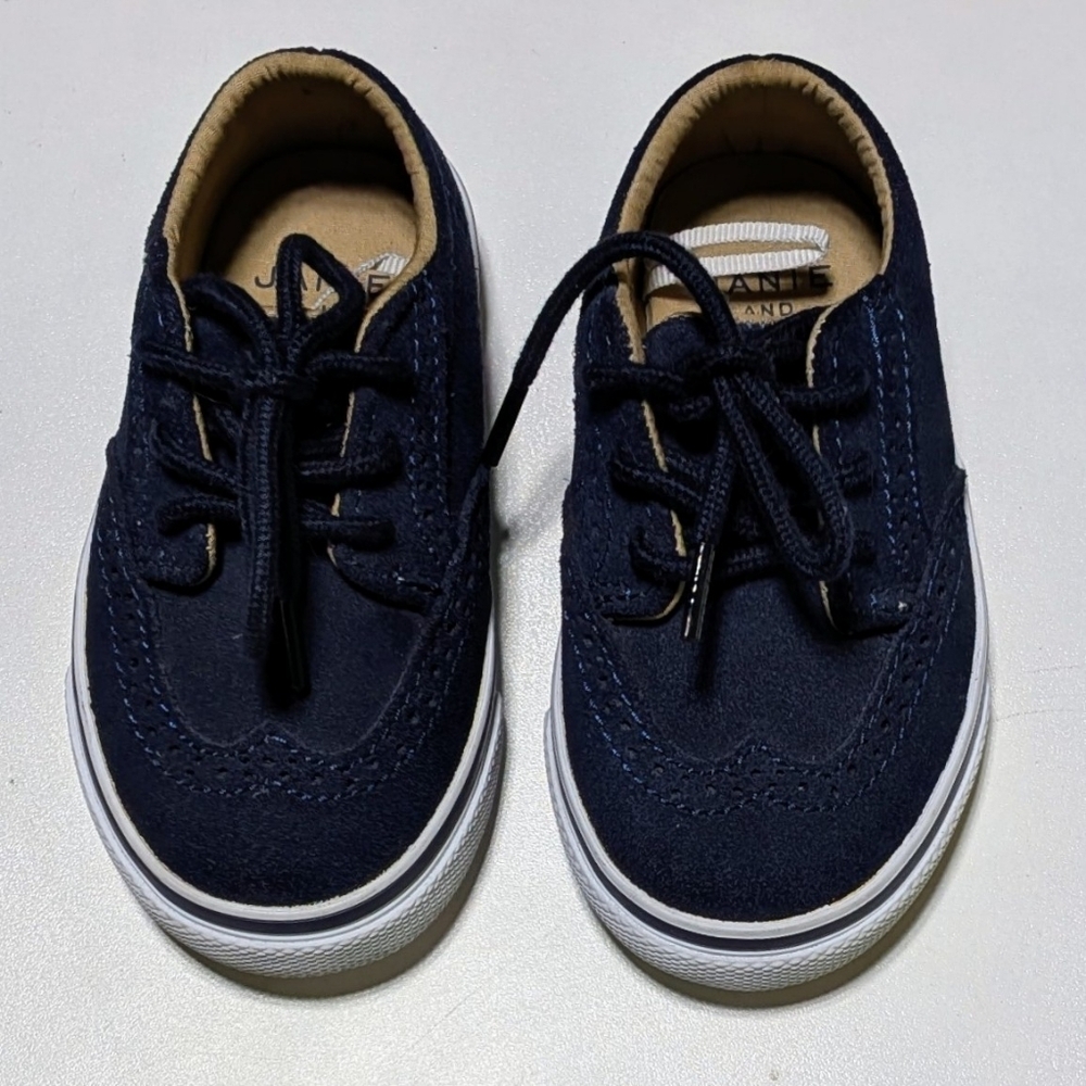 Janie & Jack Suede Wingtip Sneaker - Picture 2 of 9